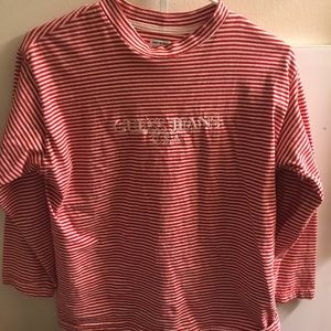 Vintage striped Guess top